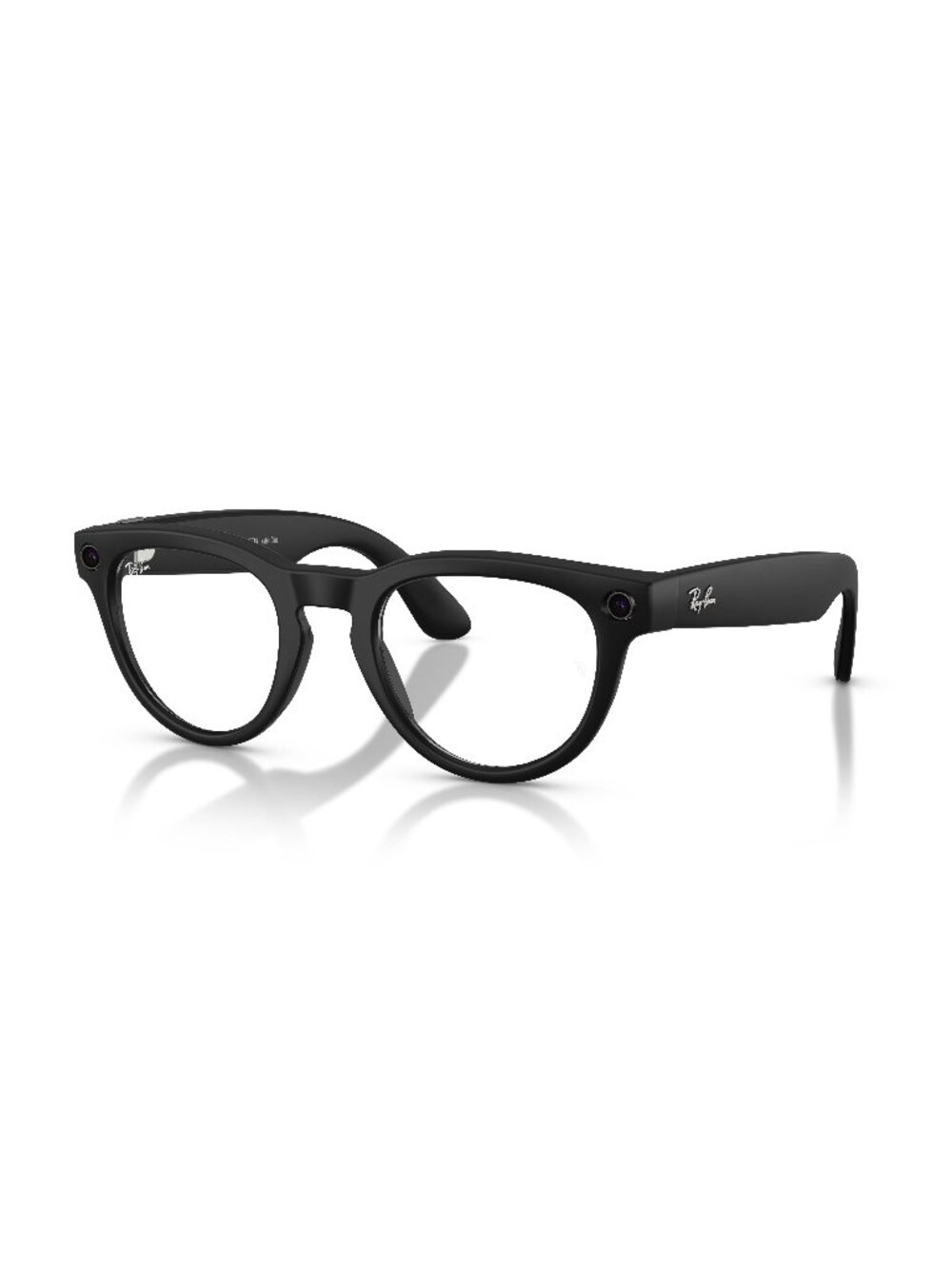 New Ray-Ban Meta Unisex Sunglasses Black Transparent Lens Injected Frame Ray Ban